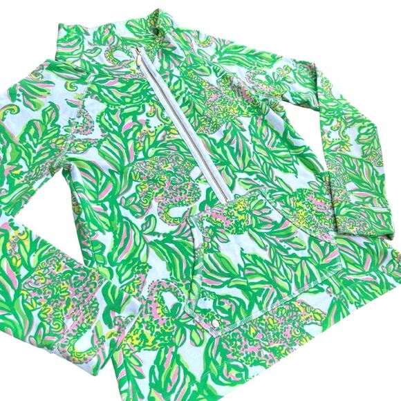 Lilly Pulitzer Skipper Pullover Top Seeing Pink Elephants Popover NWT Resortwear - Picture 3 of 10